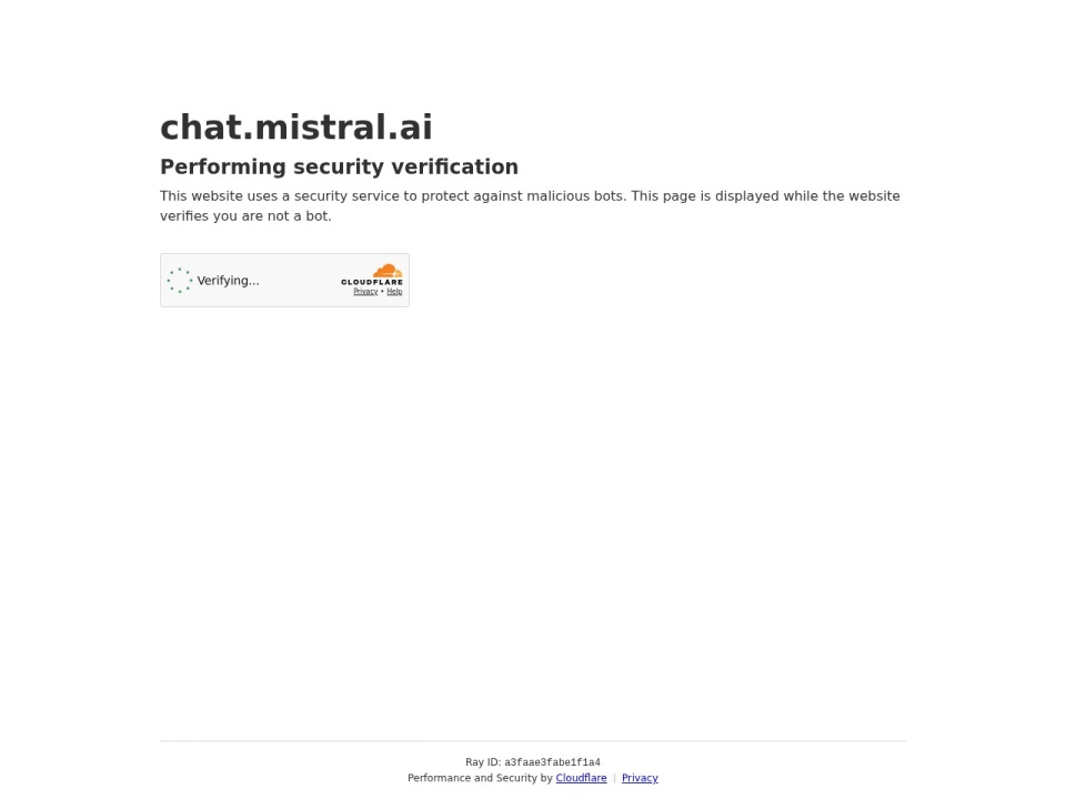Mistral preview