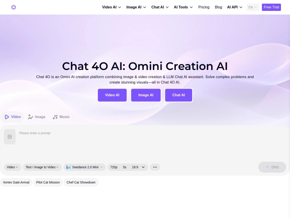 Chat4o AI preview