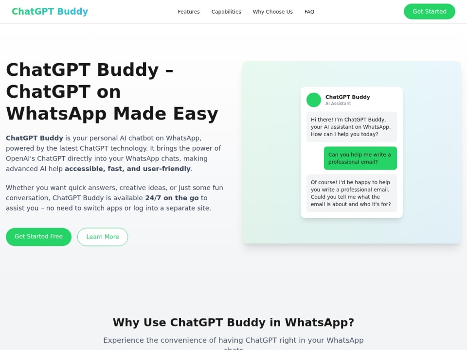 Chatgpt Buddy preview