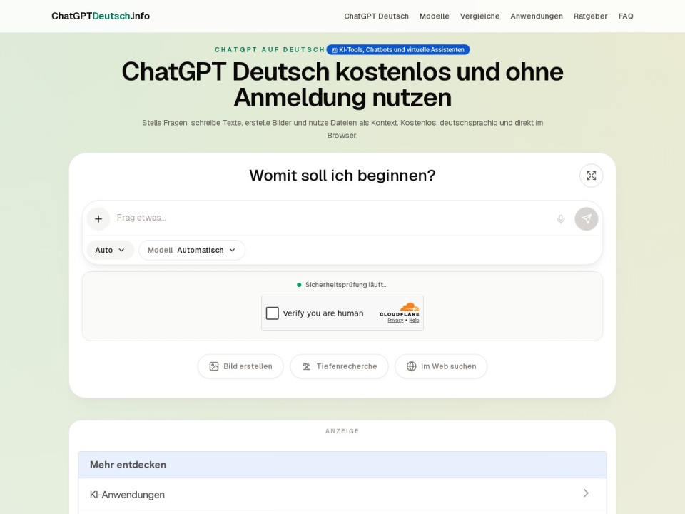 Chatgptdeutsch preview
