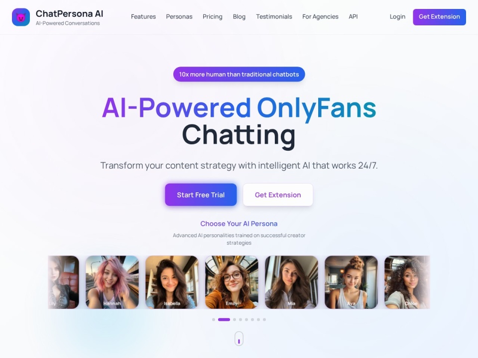 Onlyfans AI Chatbot Chatpersona AI preview