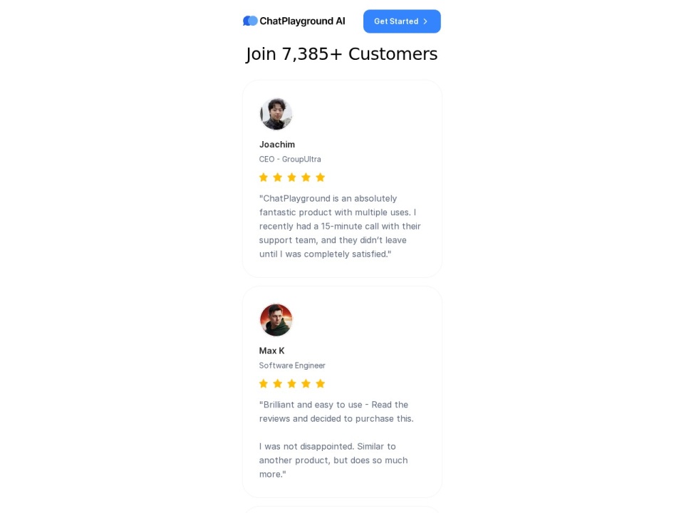 ChatPlayground AI preview