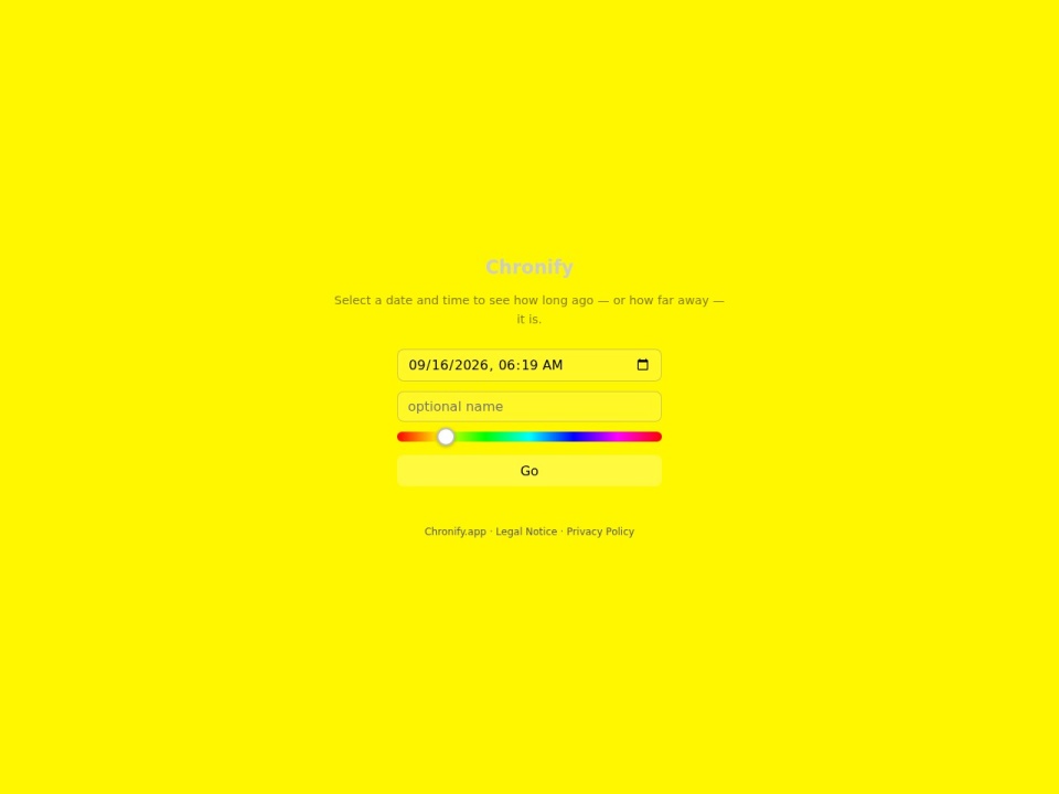 Chronify preview