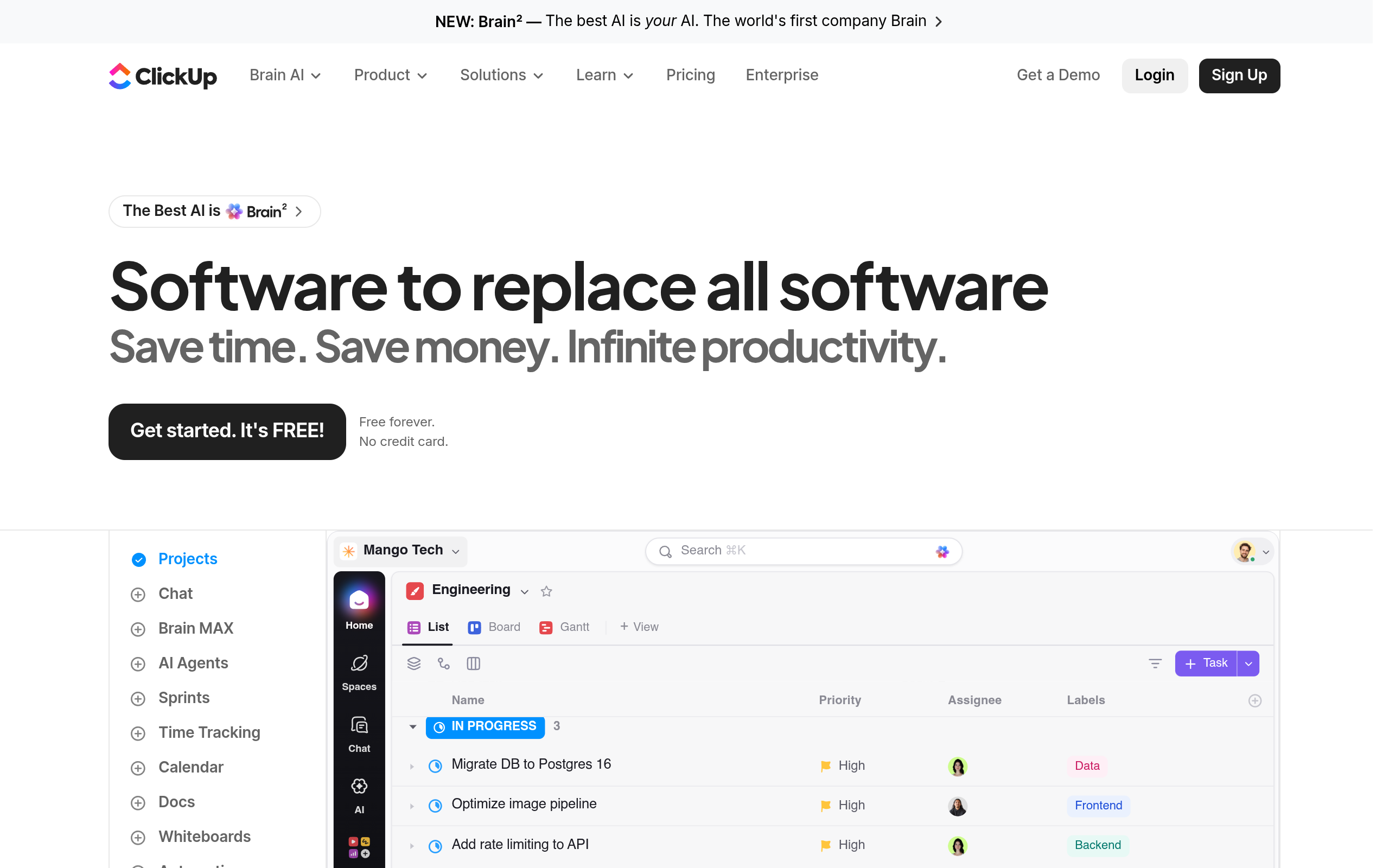 ClickUp preview