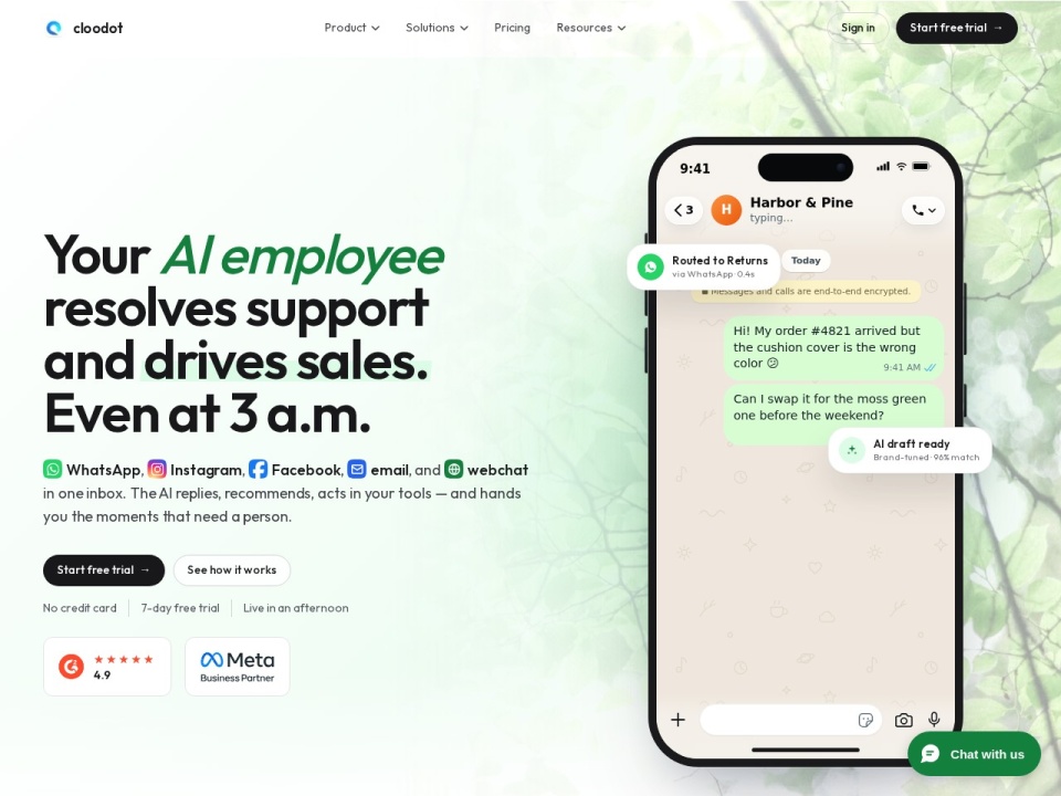 Cloodot preview