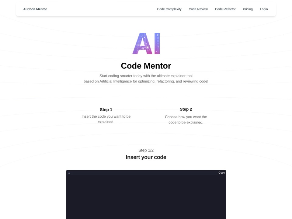 AI Code Mentor preview