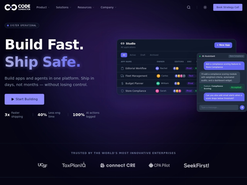 Code Conductor preview