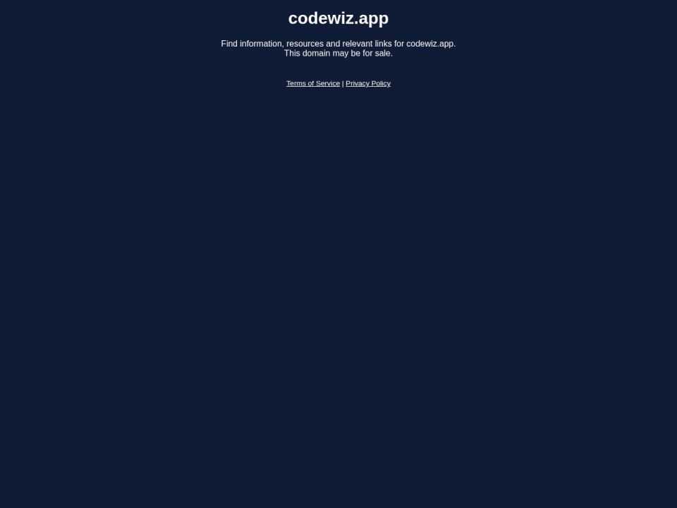 CodeWiz preview