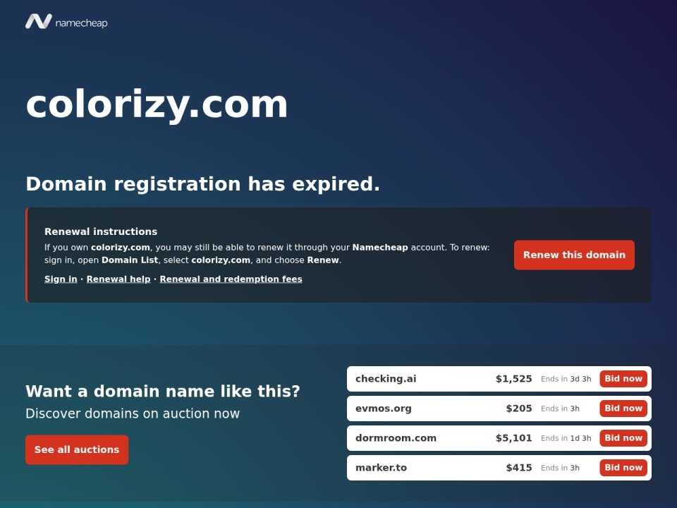 Colorizy preview