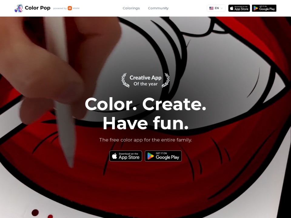 Color Pop Coloring Powered By AI preview