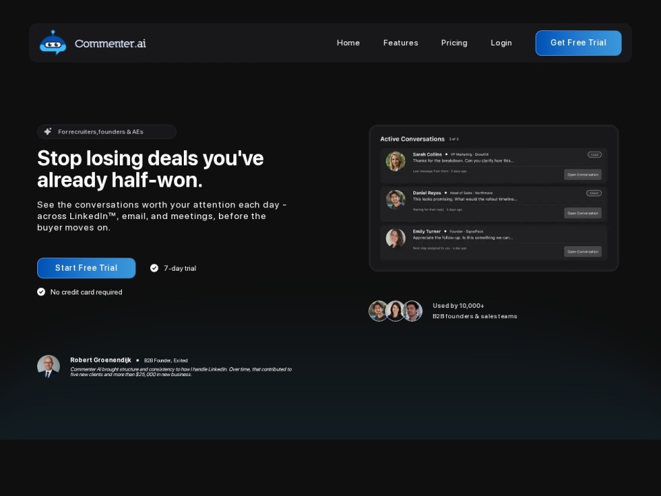 Commenter.ai preview