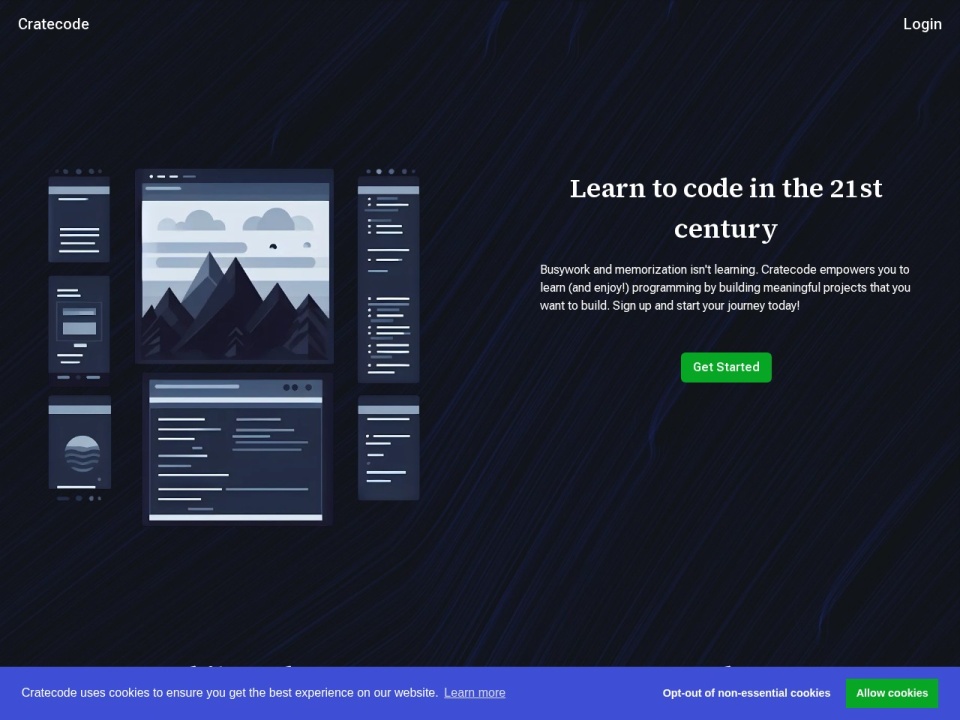 Cratecode preview