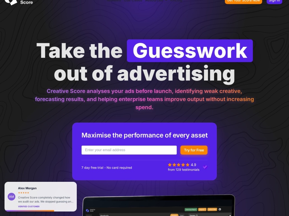 Creative Score preview