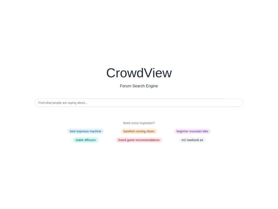 Crowdview preview