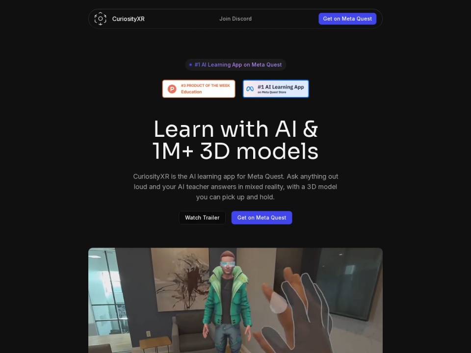 Curiosityxr preview