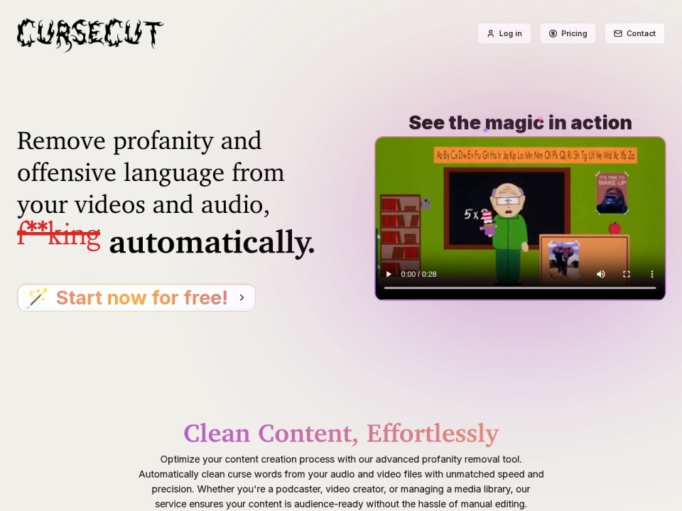 Cursecut preview