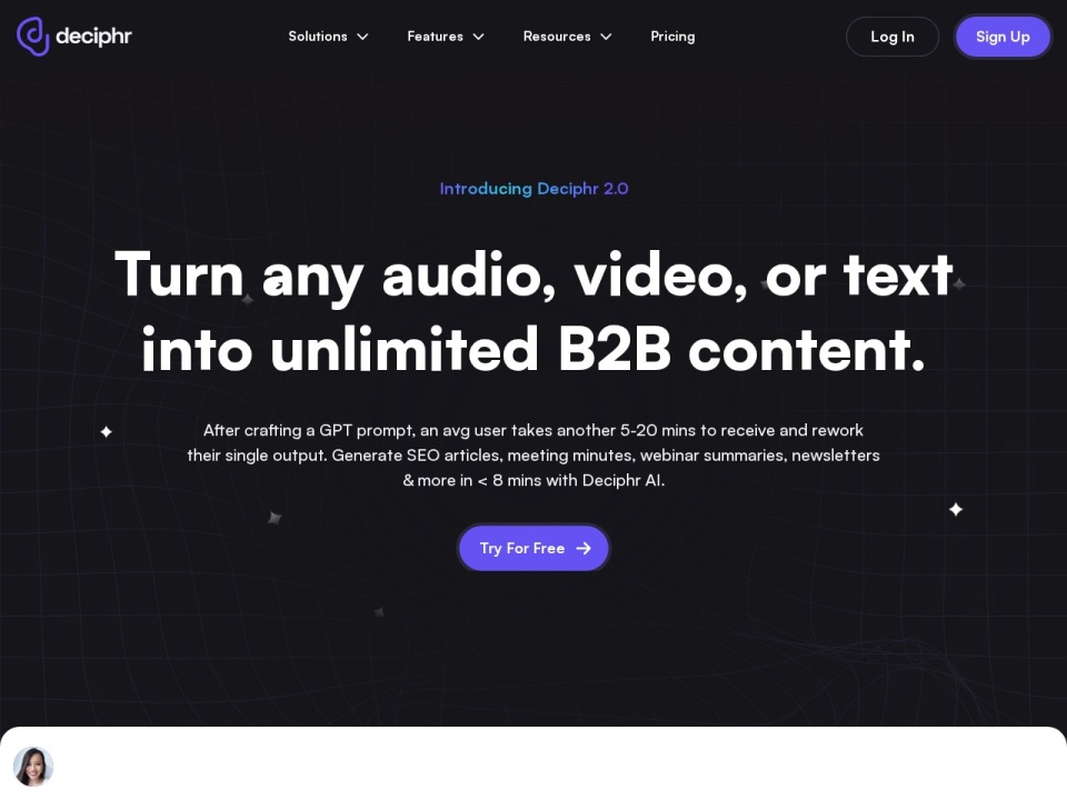 Deciphr Ai preview