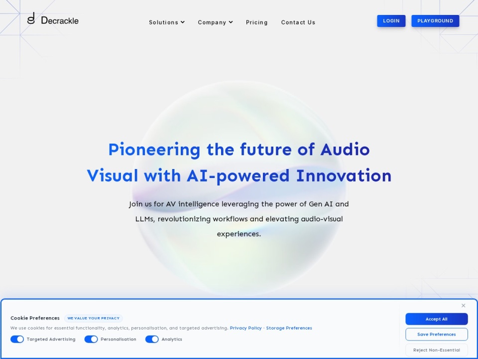 Decrackle Playground Apis preview