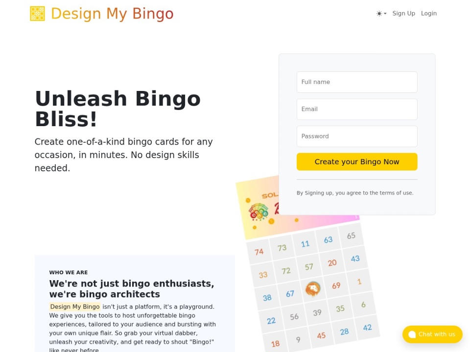 Design My Bingo preview