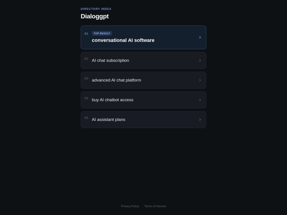 Dialog GPT preview