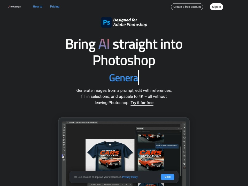 Diffusely AI preview