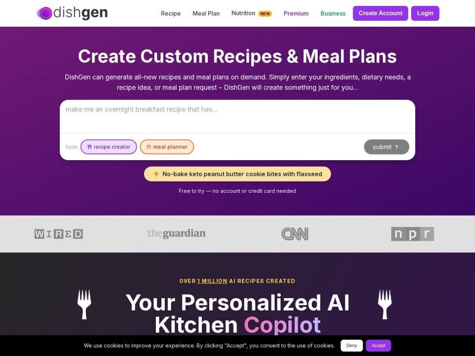 DishGen preview