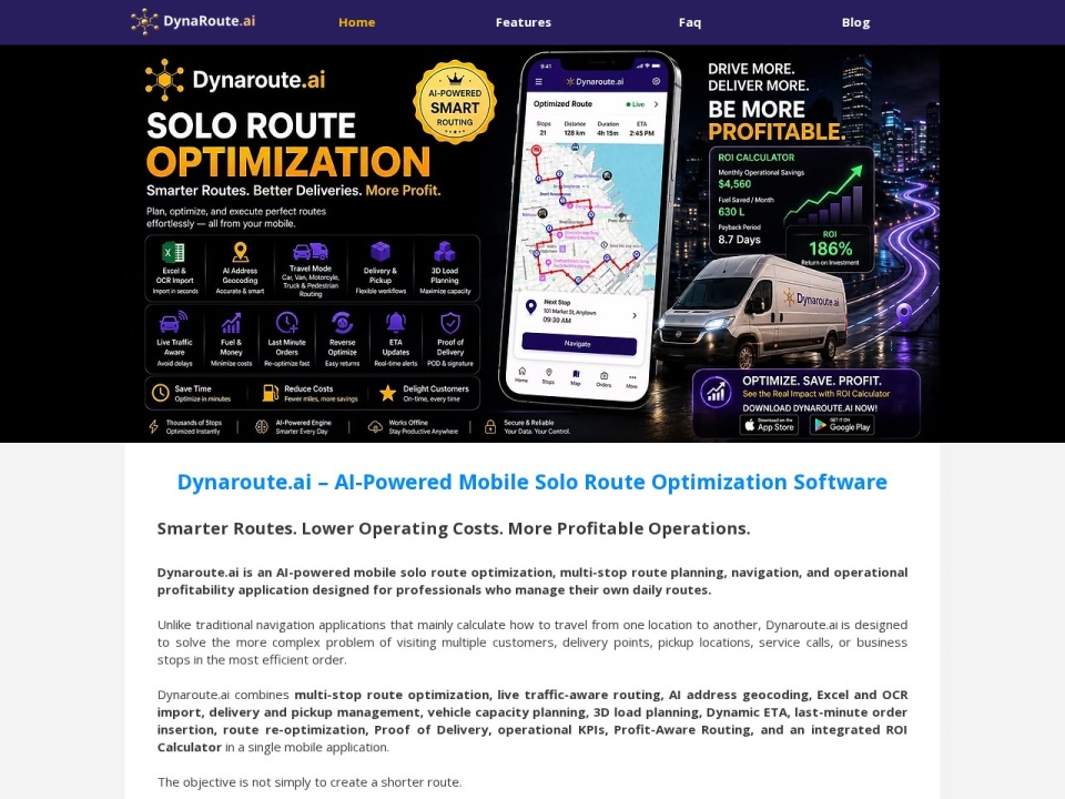Dynaroute preview
