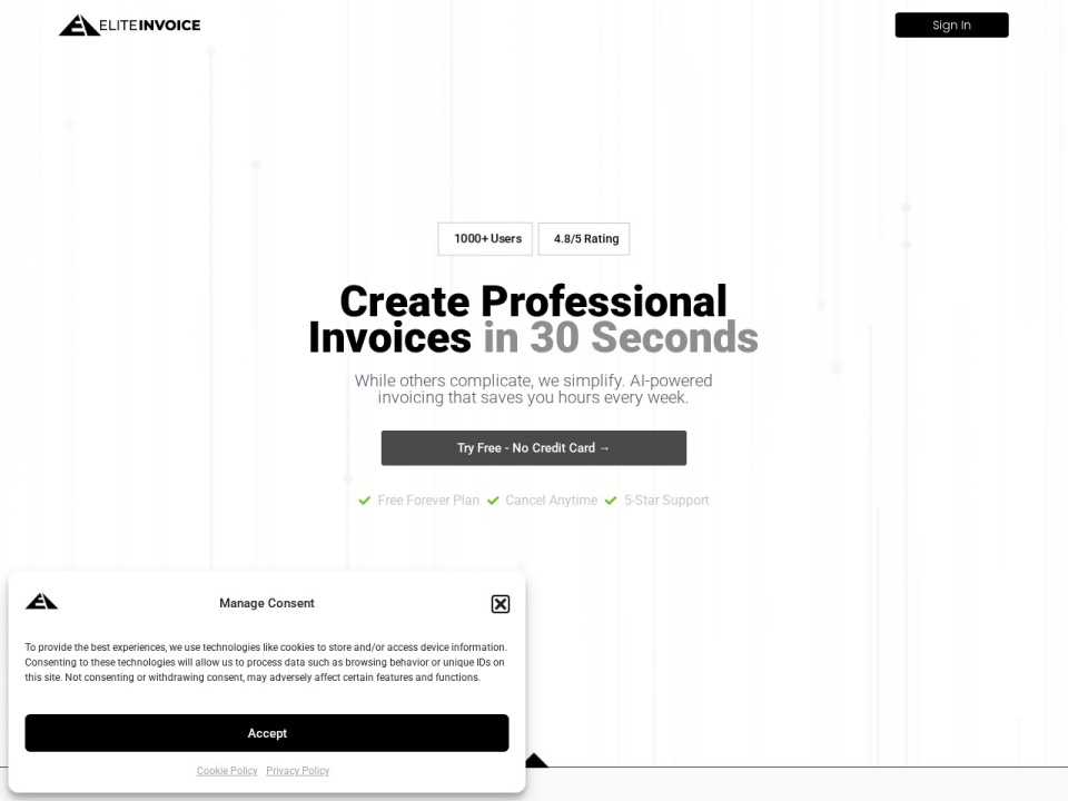 Eliteinvoice preview