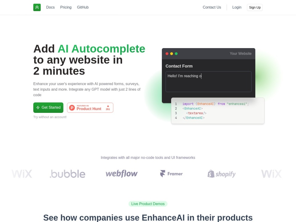 EnhanceAI preview
