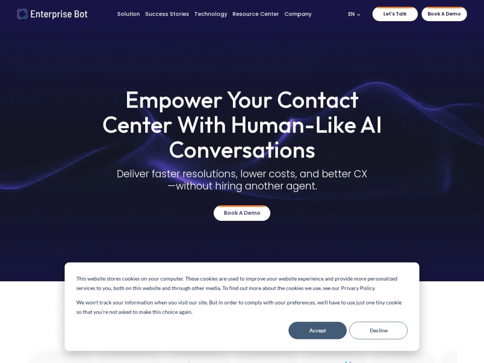 Enterprisebot AI preview