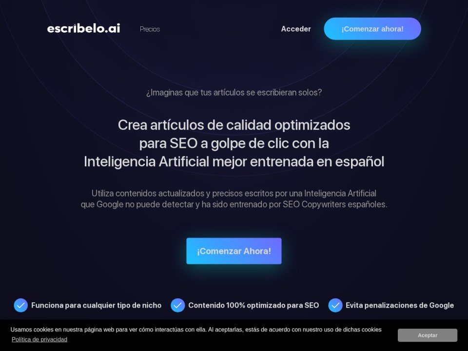 Escribelo AI preview