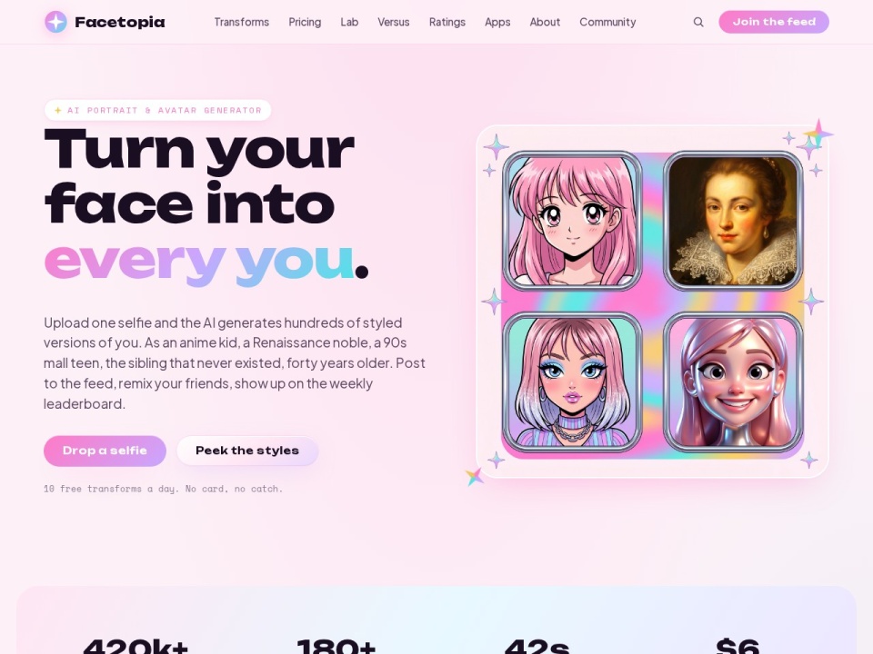 Facetopia preview
