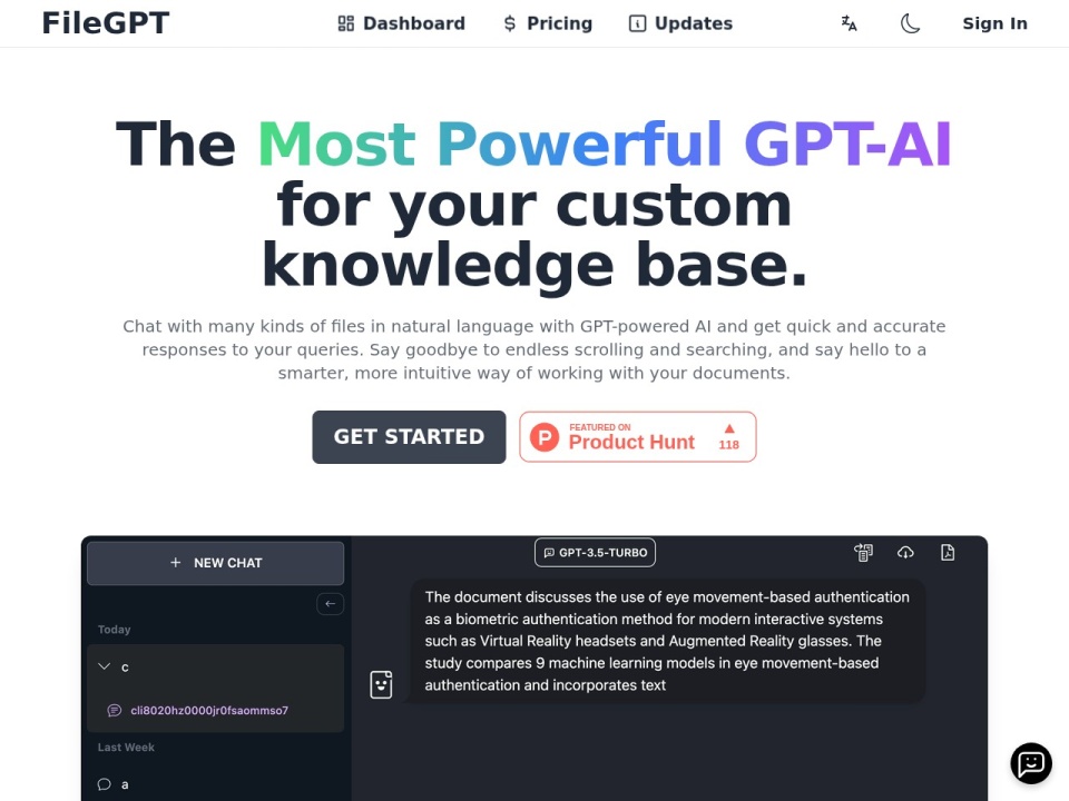 FileGPT preview