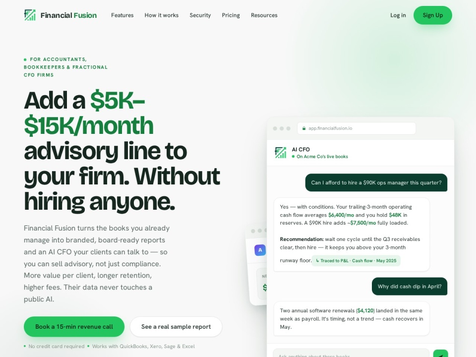Financial Fusion preview
