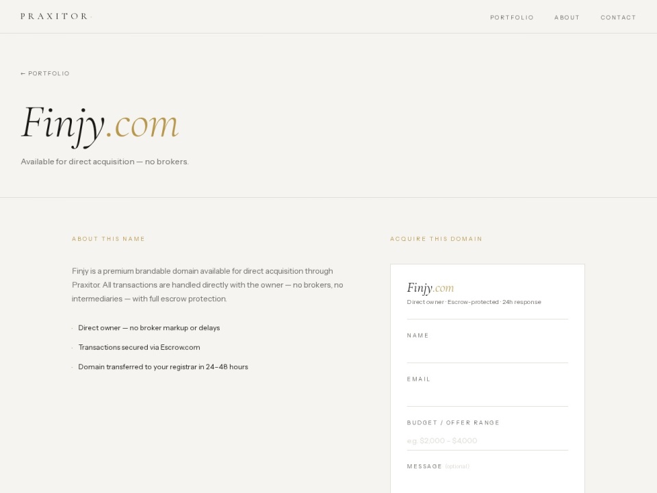 Finjy preview