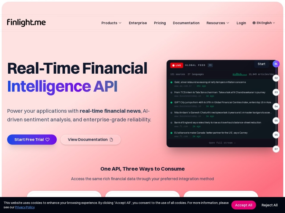 Finlight Me preview