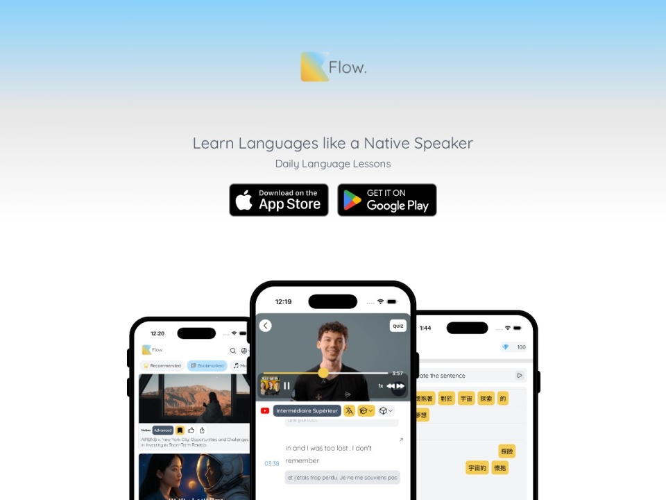 Flow Language Learning preview