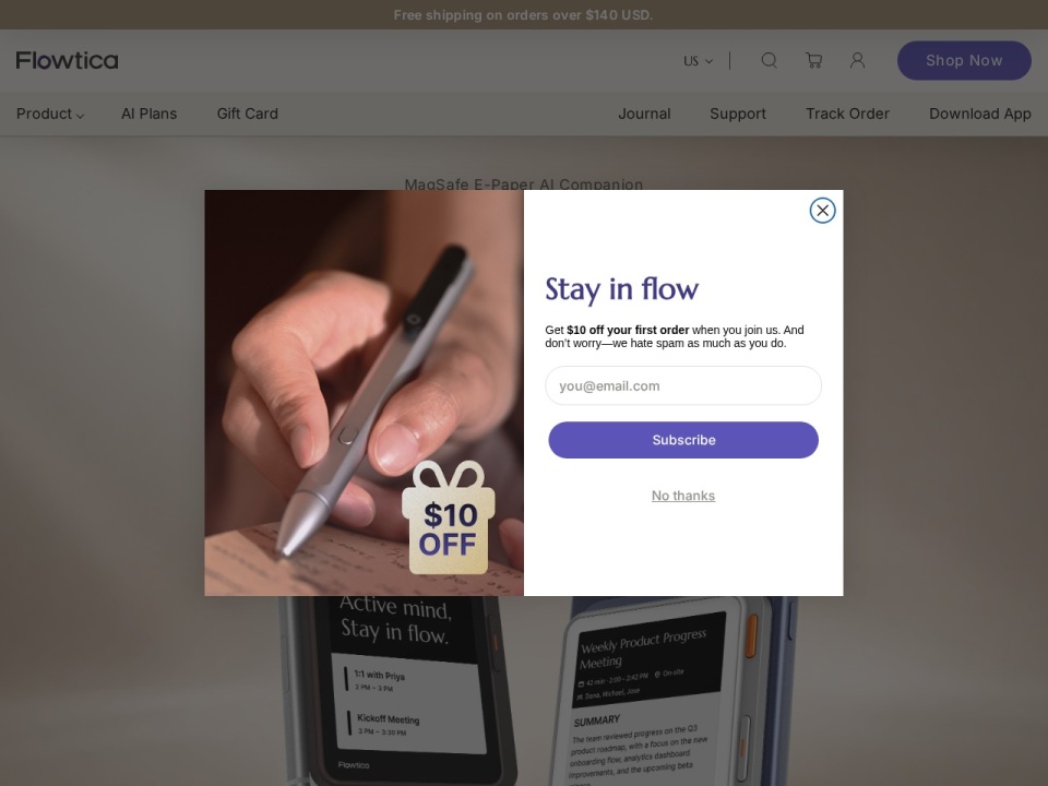 Flowtica AI preview