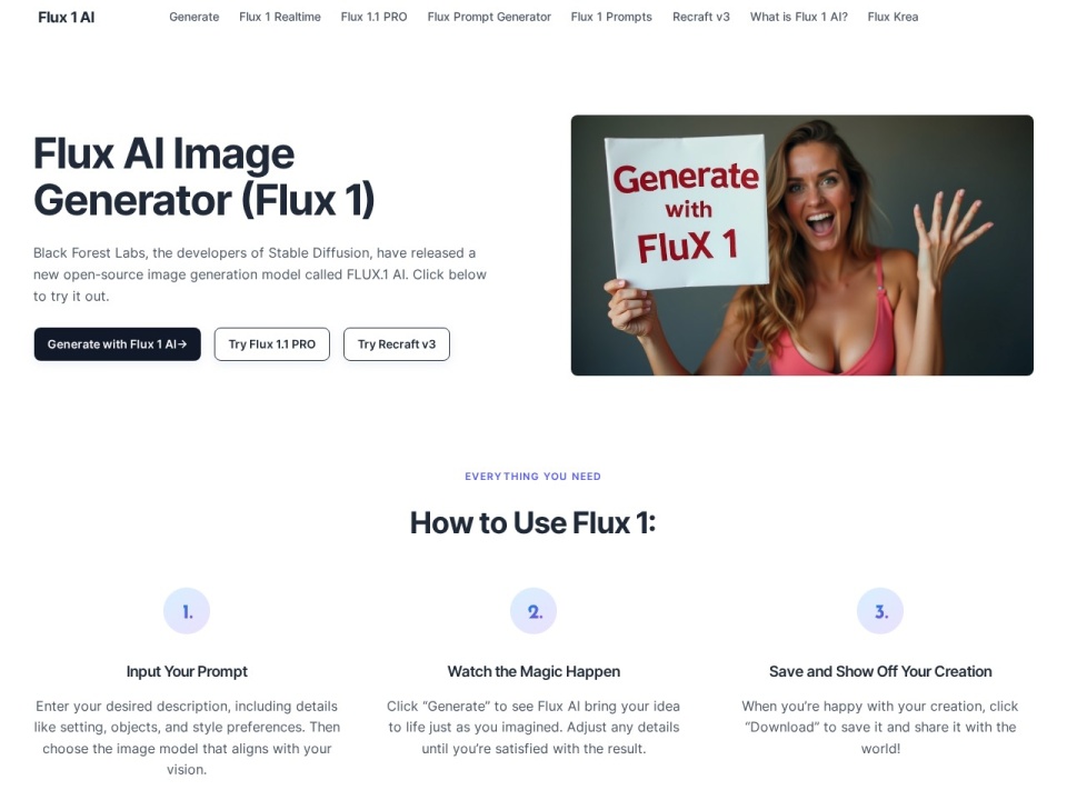 Flux 1 AI 1 preview
