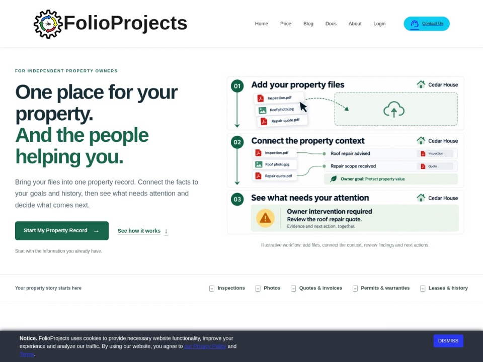 Folioprojects preview