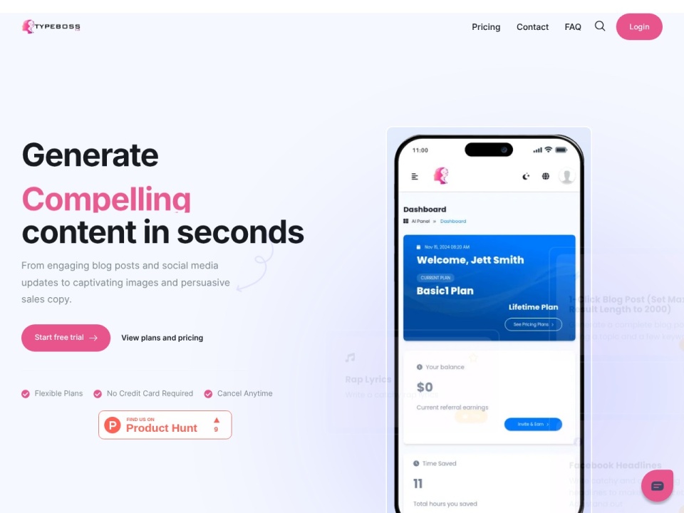 Typeboss preview