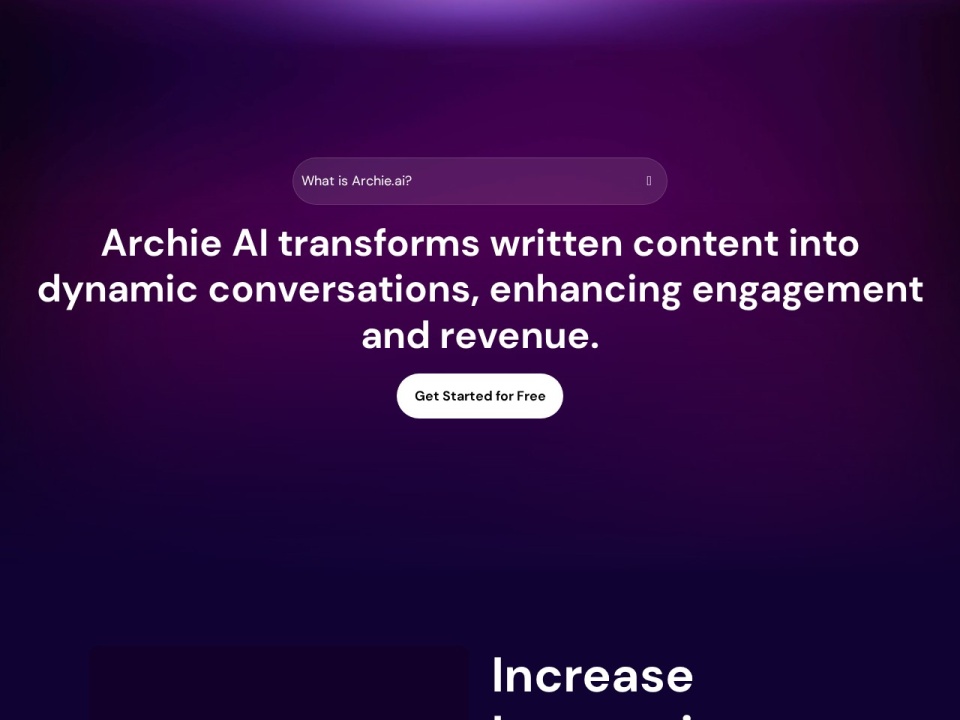 Archie AI preview