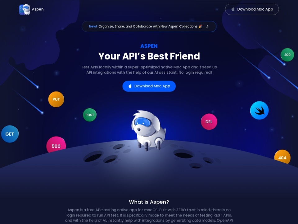 Aspen API Testing For Macos preview