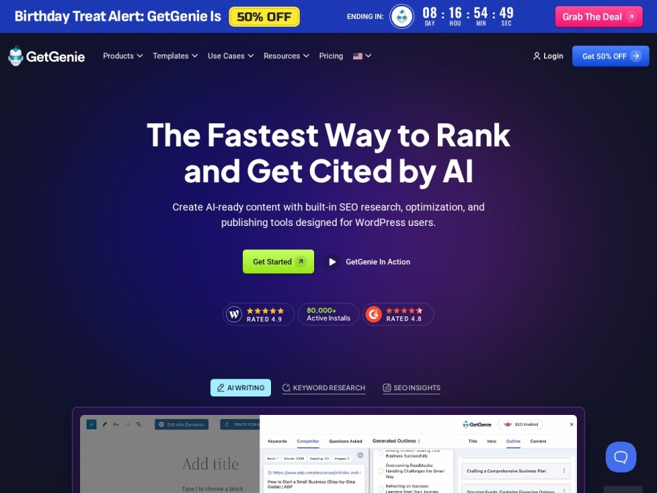 Getgenie AI preview