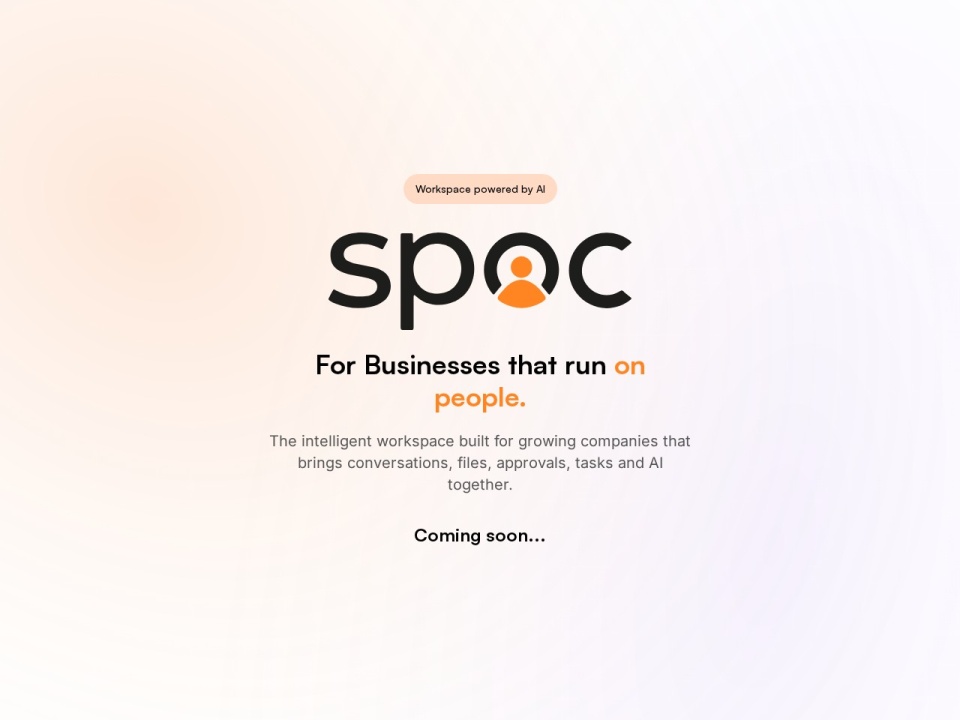 Spoc AI preview