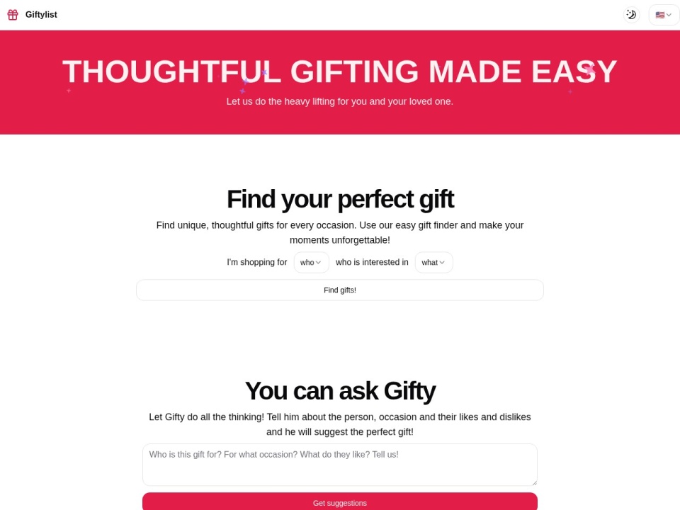 Giftylist preview