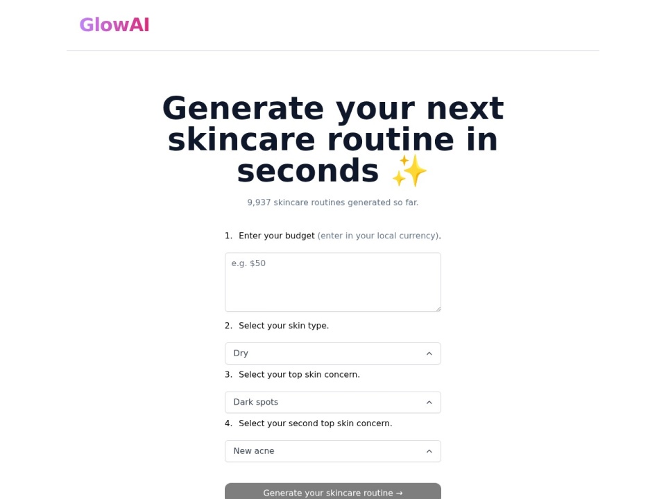 Glow AI preview