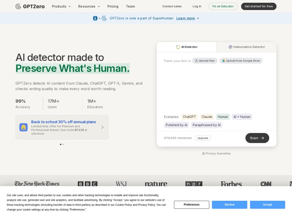 Gptzero Me preview