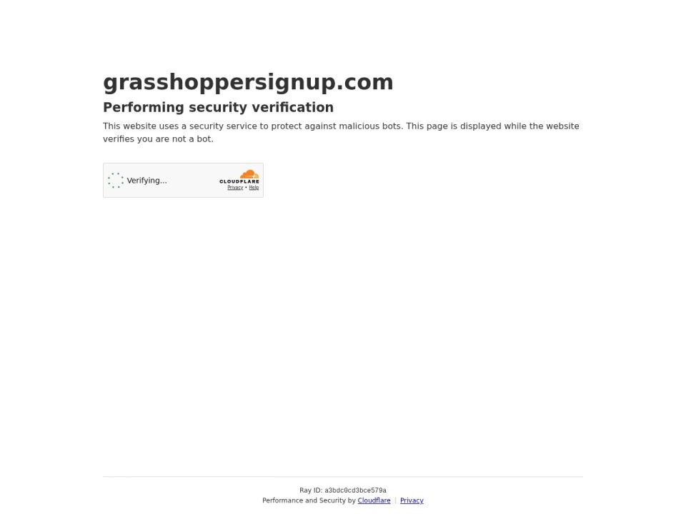 Grasshopper Signup preview