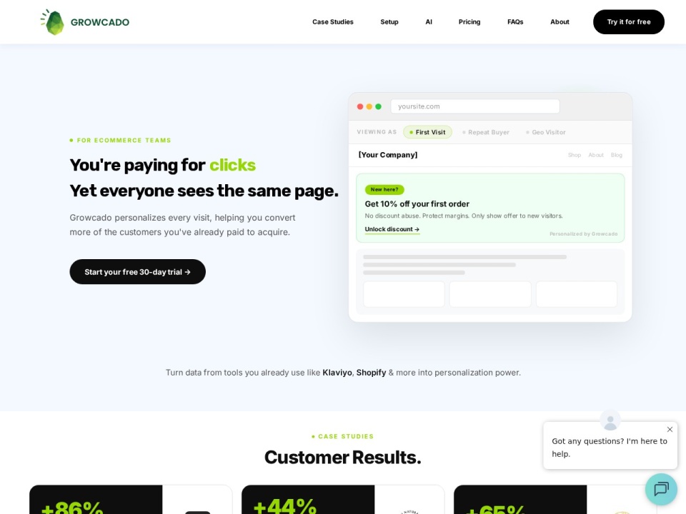 Growcado preview